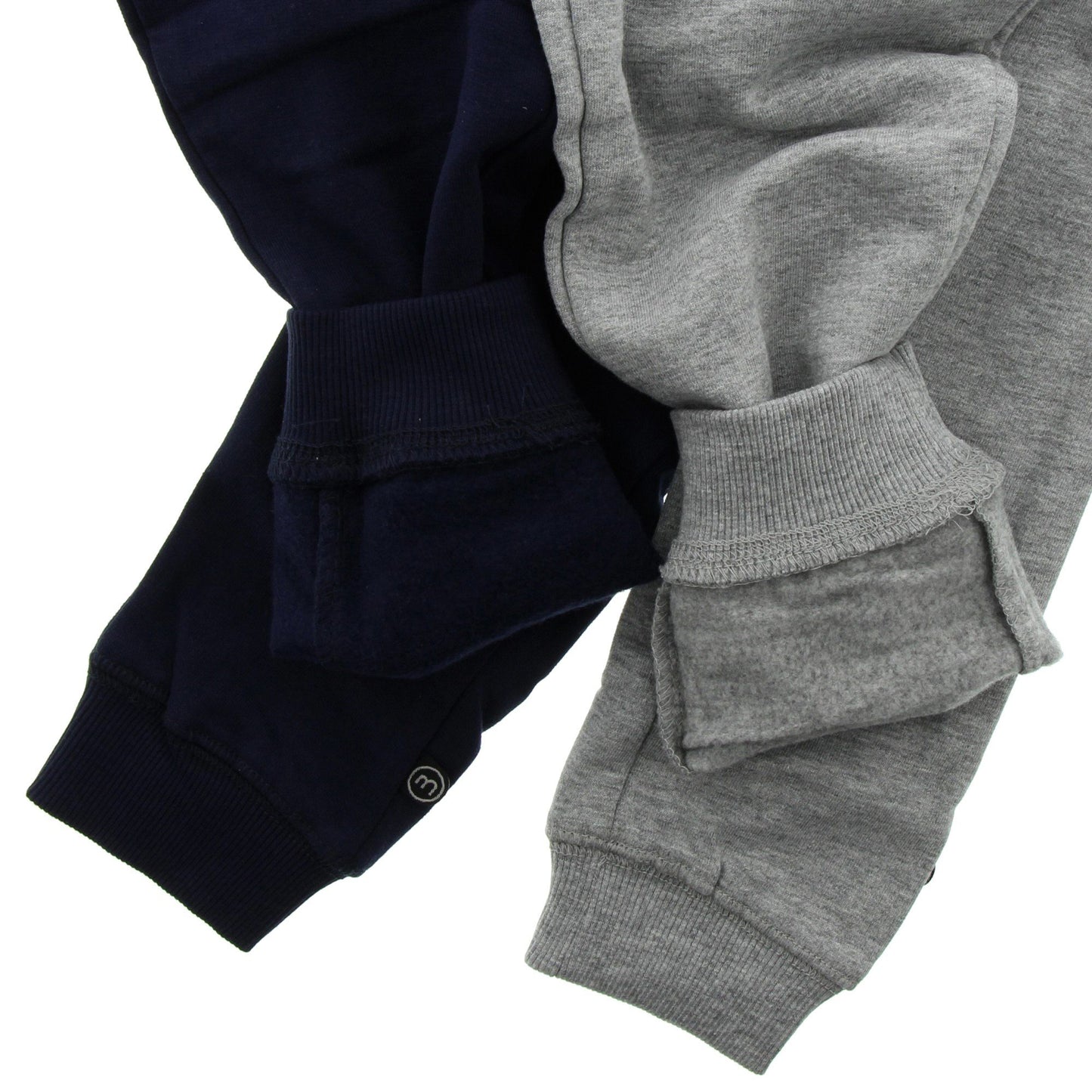 Pantaloni de trening Minymo pentru băieți, set de 2, multicolori (Navy închis/Gri 778), 116 EU