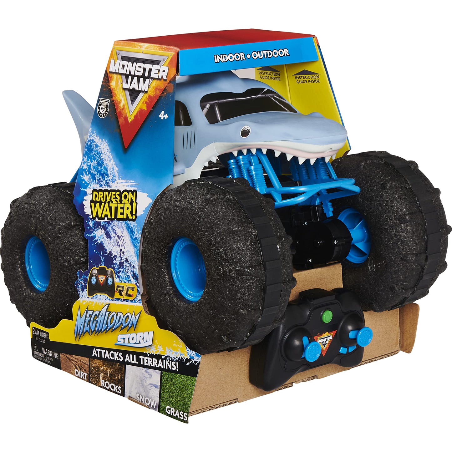 Masina telecomanda Monster Jam RC - Megalodon Storm , scara 1:15