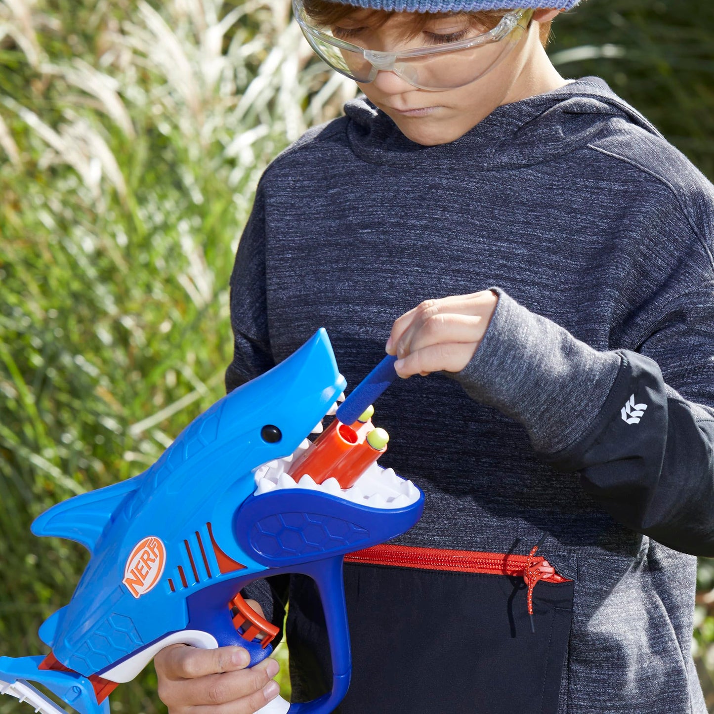 Nerf Junior Wild Sharkfire - Blaster cu săgeți ușor de utilizat