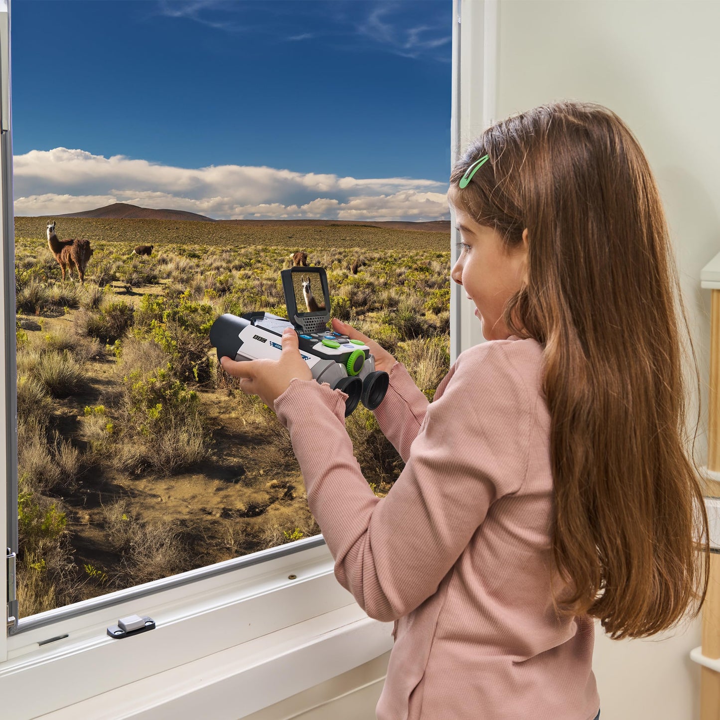 VTech Binoclu Interactiv cu Cameră – Zoom 10x și Conținut BBC pentru Explorarea Naturii – Pentru Aventurieri de 7 până la 99 de Ani