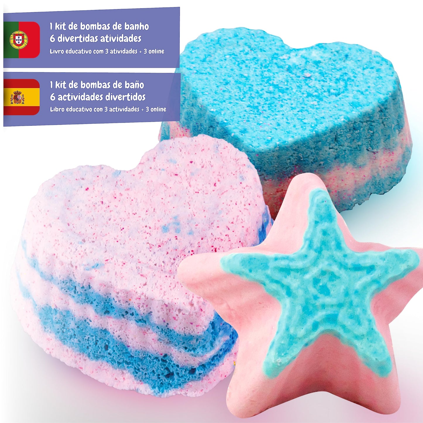 Set creativ Science4you Kit pentru Fabricarea Băilor Spumante - Fabrica de Băi Spumante, 6 Experimente pentru Copii 8+ Ani: Băi Spumante Relaxante, Jucării Științifice, Joc și Cadou pentru Fete și Băieți 8+ Ani