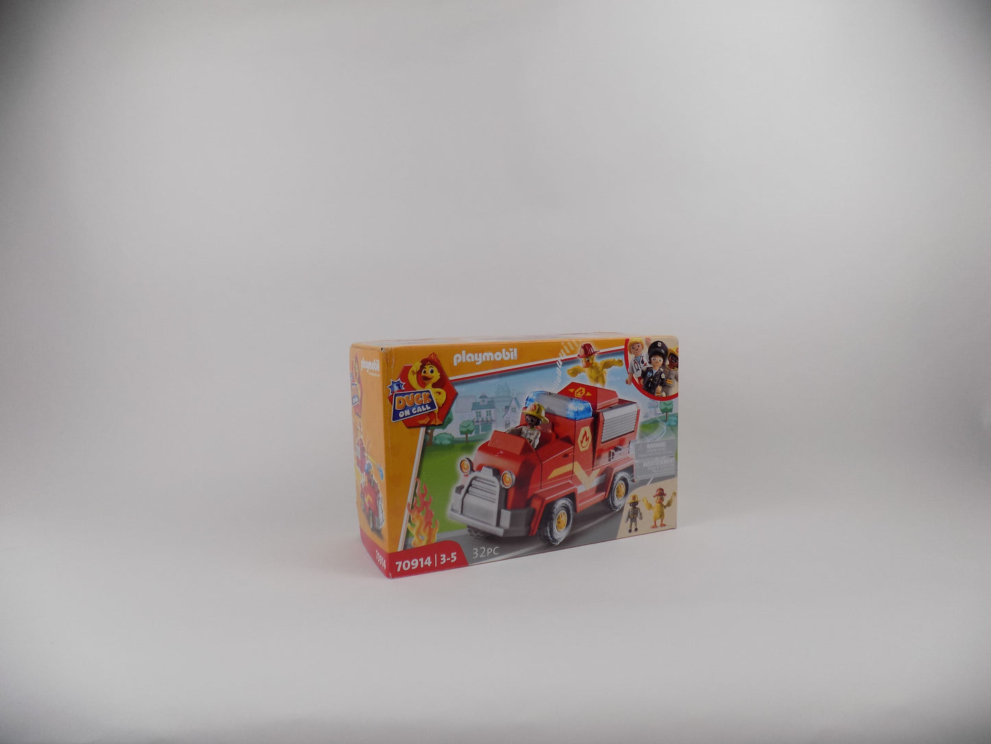 PLAYMOBIL 70914 Rață de Urgență Masina de Pompieri cu Lumină și Sunet