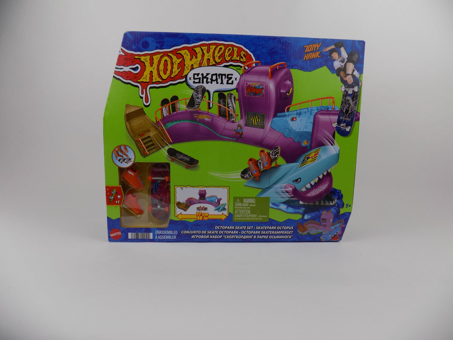Hot Wheels HMK01 Set Skatepark Octopark, 5+ ani