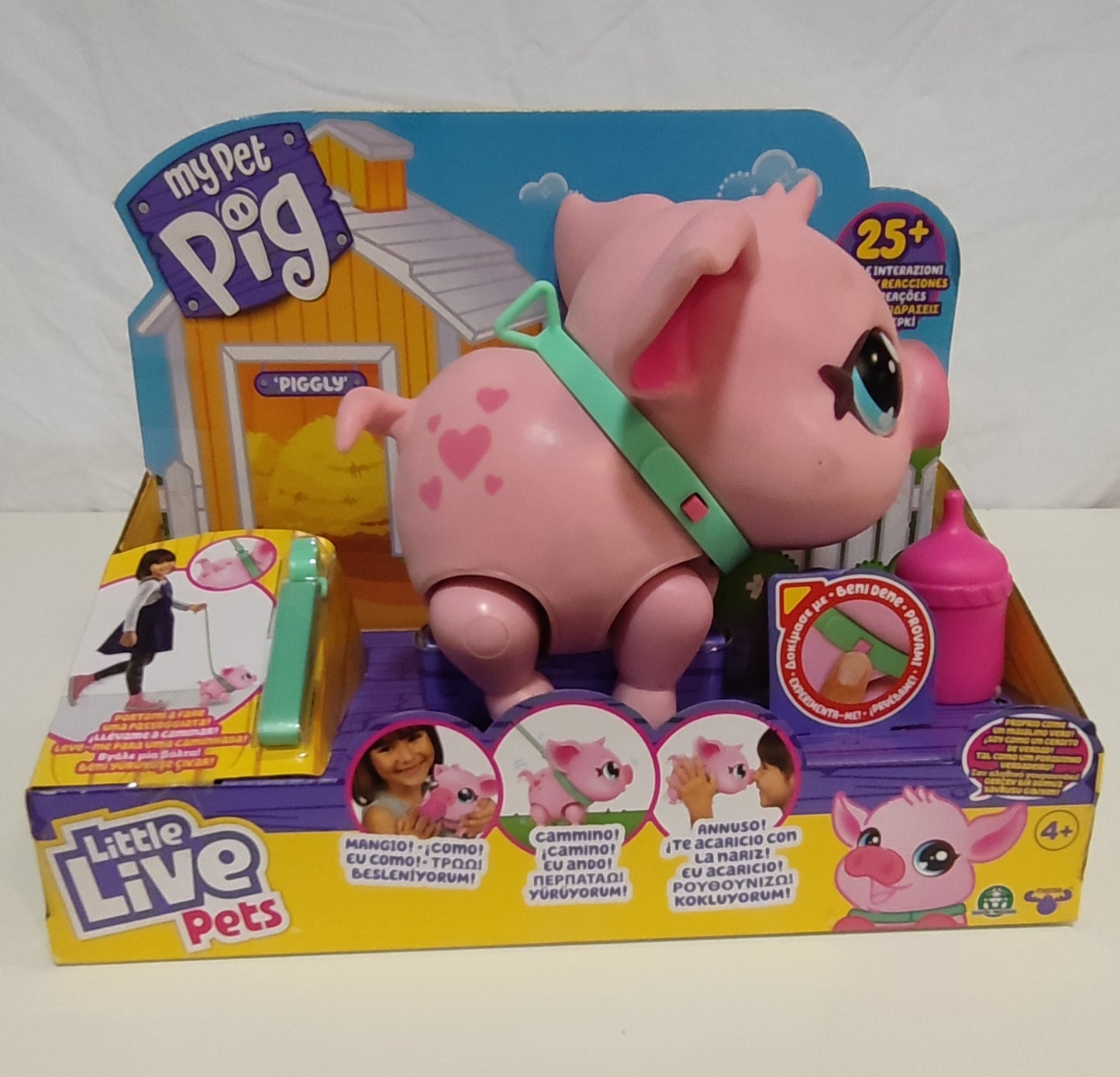 Animal de Companie Interactiv Famosa My Little Pig Pet, cu sunet, pentru copii peste 4 ani