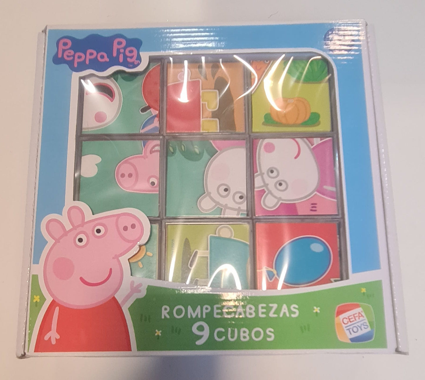 Puzzle Peppa Pig 9 cuburi