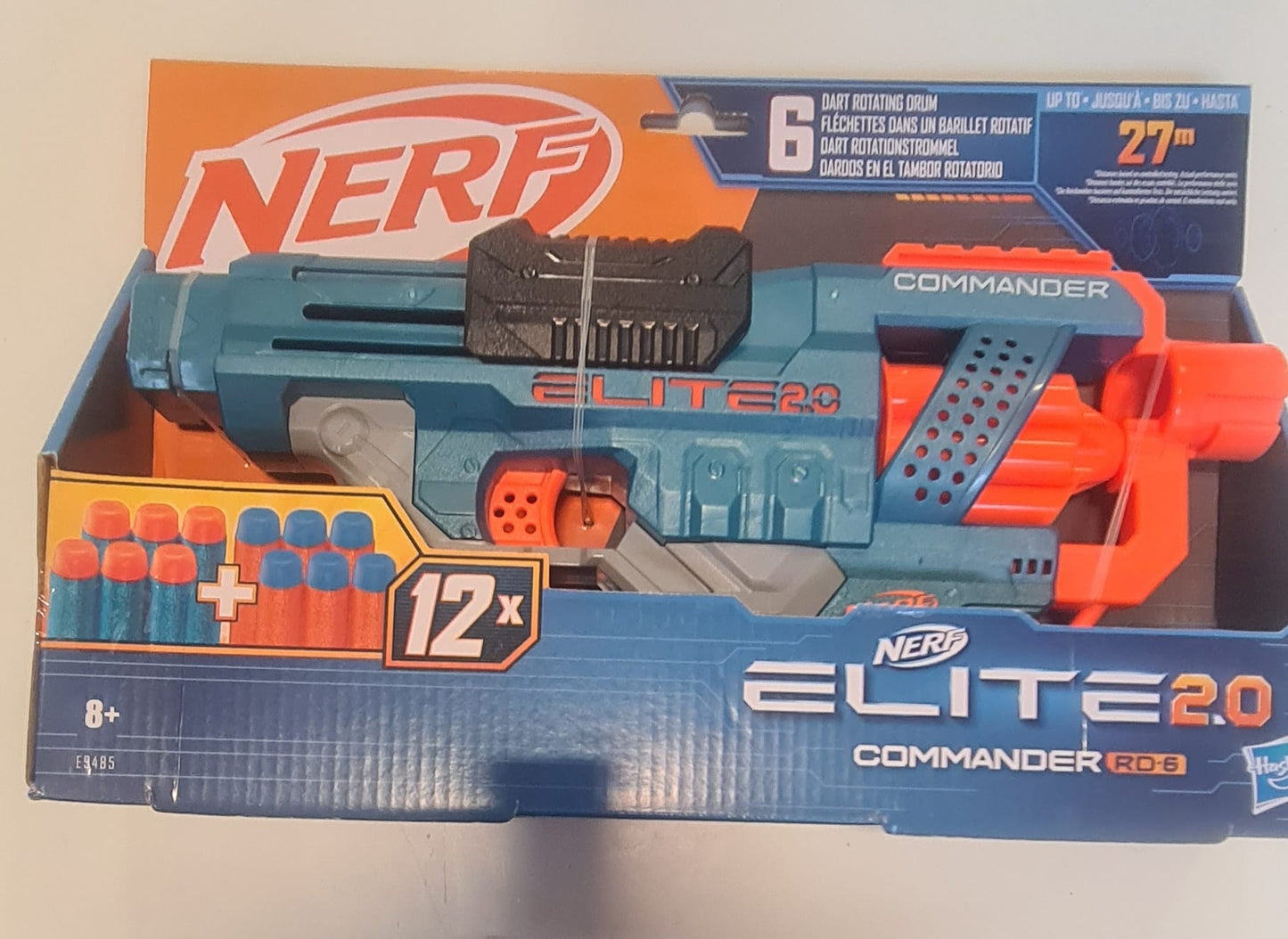 Nerf Elite 2.0 Commander RD-6 Blaster, 12 săgeți
