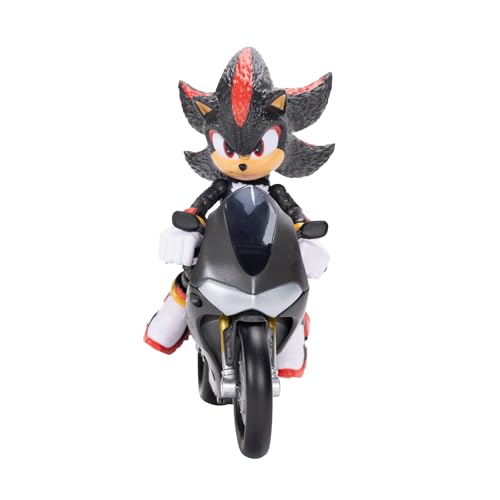 SONIC Figurina Shadow cu motocicleta, 13 cm