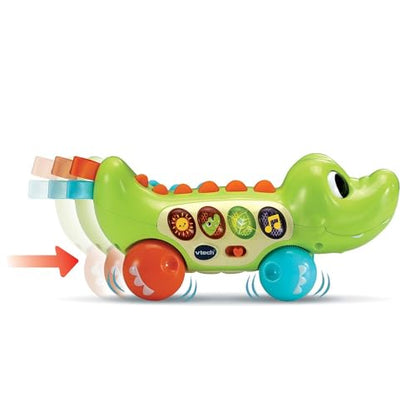 VTech Crocodil Roulant Jucărie Muzicală, 6+ luni (franceză)