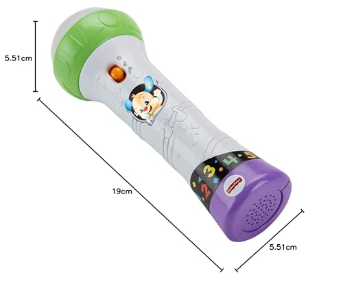 Fisher-Price FBP33 Microfon Muzical, 18+ luni (italiană)