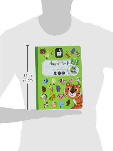 Janod J02723 MagnetiBook, 30 piese magnetice, 3+ ani
