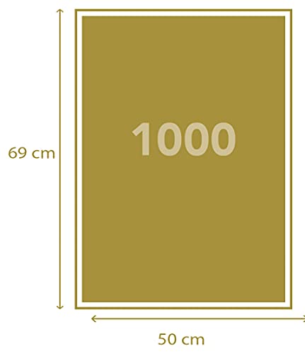 Clementoni 39514 Turnul Eiffel – Puzzle 1000 piese, joc de îndemânare pentru întreaga familie, joc colorat de asamblare, puzzle pentru adulți de la 14 ani