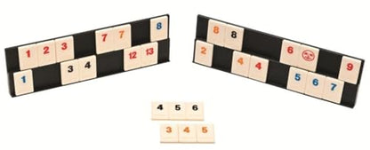 Rummikub Original Jumbo Rummy/Remi - Joc de societate clasic, compact pentru călătorii - pentru 2-4 jucători, adulți și copii de la 7 ani