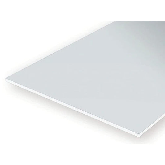 Placă Polistiren Evergreen (L x l) 300mm x 150mm 0.25mm 4buc. Modelism, Alb, mic (International Hobbycraft Co. Inc 9010)