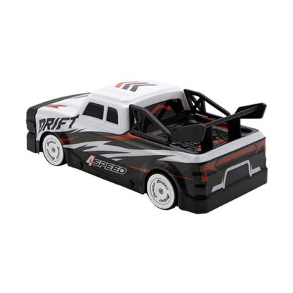 Mașină de drift și stunt cu telecomandă Silverlit 70013 - 4 viteze, 2,4 GHz, alb/negru, 24 cm