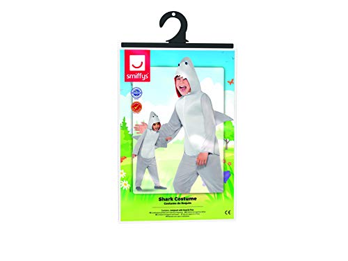 Smiffys Costum Rechin cu glugă, gri, 7-9 ani
