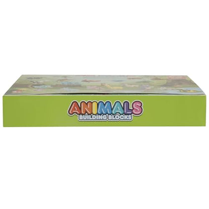 MOONTOY Set constructie animale 3-in-1, 24 piese