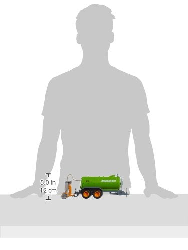 siku 2270, cisternă, 1:32, metal/plastic, verde, distribuitor de furtun detașabil, piese mobile