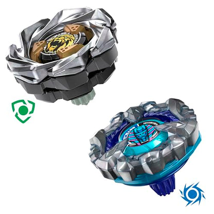 Set Dual Pack Hasbro Beyblade X Cowl Sphinx 1-80GF BX & Crest Leon 7-60GN