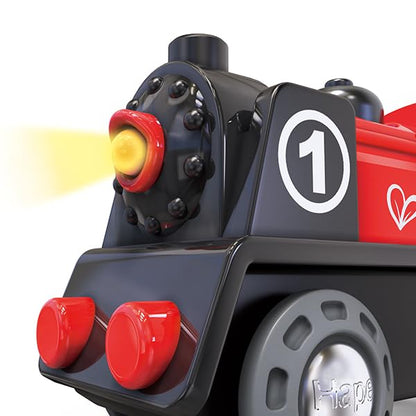 Hape Locomotivă electrică Nr. 1, roșie/neagră, 3+ ani