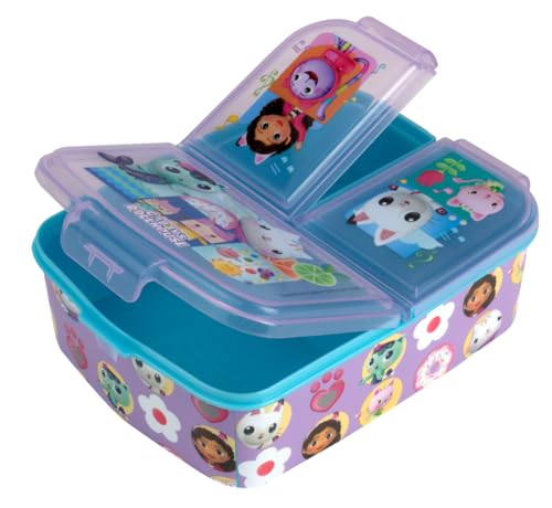 p:os Gabby's Dollhouse Lunchbox 3 compartimente