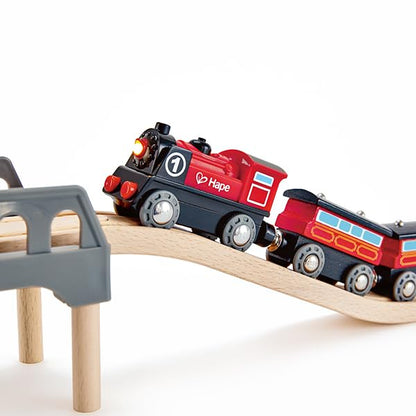 Hape Locomotivă electrică Nr. 1, roșie/neagră, 3+ ani