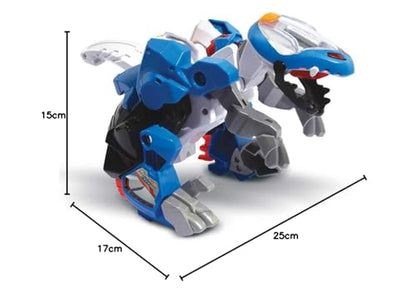 VTech – Switch & Go Dinos – Lutor – Super Stegosaurus – Buggy / Auto / Dinosaurus – versiune franceză