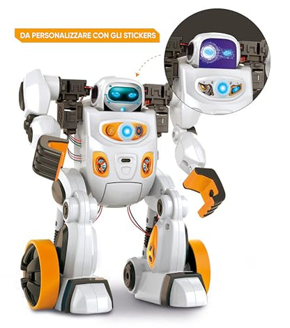 Clementoni Robotics Airo Robot AI de asamblat, 6 motoare, 9+