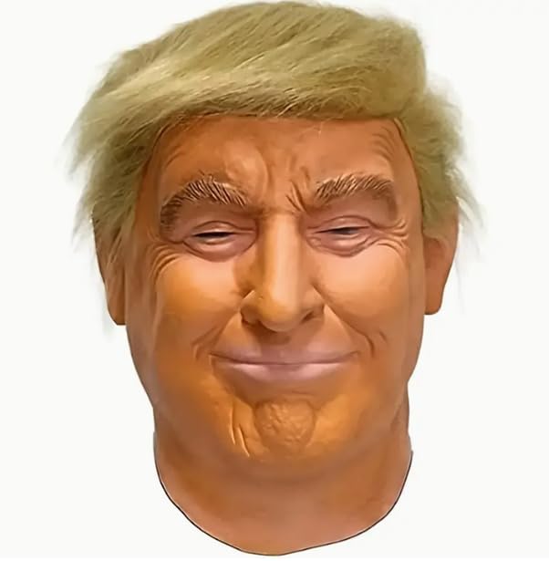 Mască latex Donald Trump, petrecere cosplay