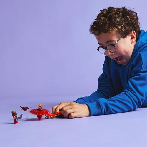 LEGO NINJAGO Spinner Spinjitzu al lui Kai - Jucărie Ninja cu 2 Minifiguri - Set de joacă mic pentru copii - Cadou pentru băieți și fete de la 6 ani 71823
