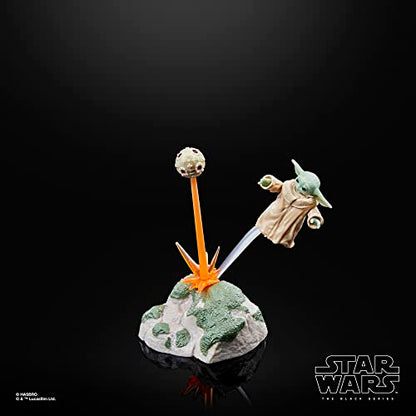 Star Wars The Black Series Figură de Acțiune Luke Skywalker & Grogu, 15 cm, din Star Wars: Cartea lui Boba Fett