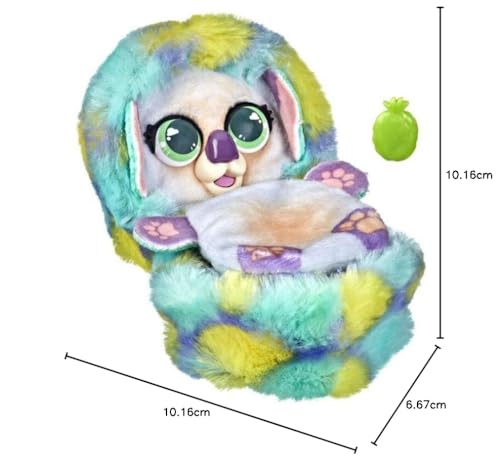 Jucărie din pluș furReal Rollies, animal surpriză cu sunete, accesoriu surpriză, 9 animale de colecție, recomandat de la 4 ani