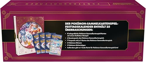 Pokémon Calendar Advent 2025 TCG, 25 surprize