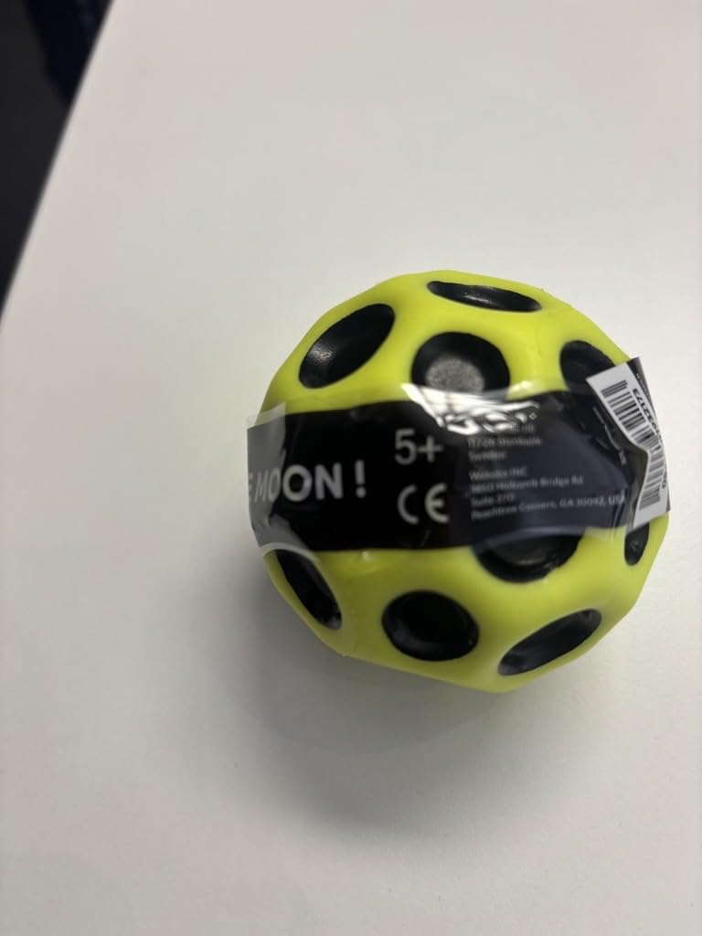 Waboba Moon Ball Minge de cauciuc cu săritură înaltă zgomot la impact 3+ ani (galben)
