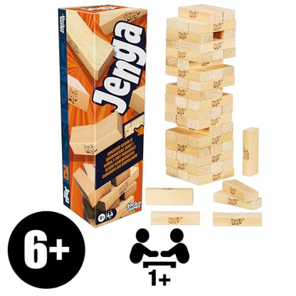 Joc oficial Hasbro Jenga cu zar digital