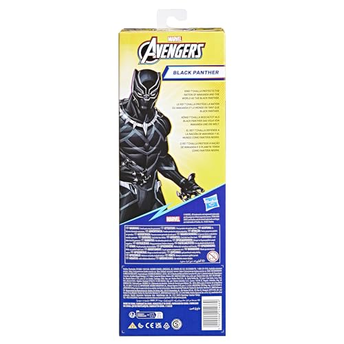 Figură de Acțiune Black Panther, 30 cm - Marvel Avengers Titan Hero Serie