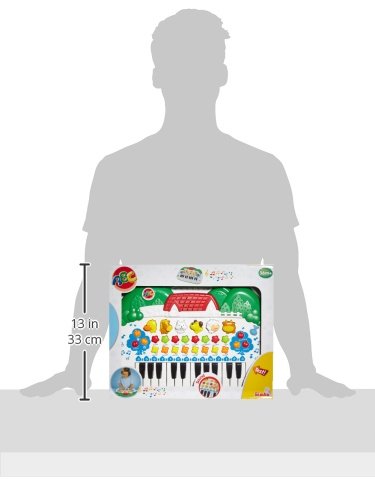 Simba 104018188 Tastatura ABC cu sunete, 3+ ani