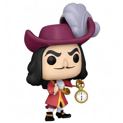 Peter Pan - Captain Hook, Mov, 9.5 cm Funko Pop Disney
