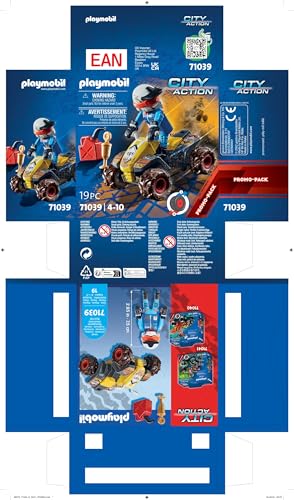 PLAYMOBIL City Action, Quad Offroad 71039, de la 4 ani