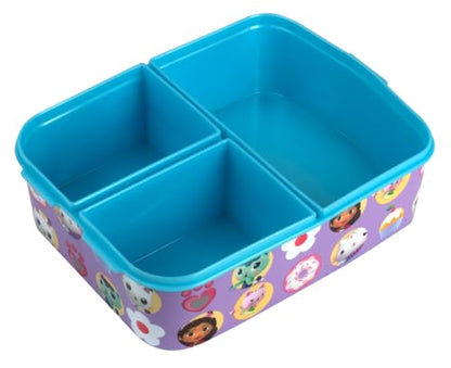p:os Gabby's Dollhouse Lunchbox 3 compartimente