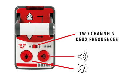 BRIO World 33510 IR Express Tren de Călătorie - Locomotivă Electrică cu Telecomandă - Accesorii - Jucărie pentru Copii Recomandată de la 3 Ani