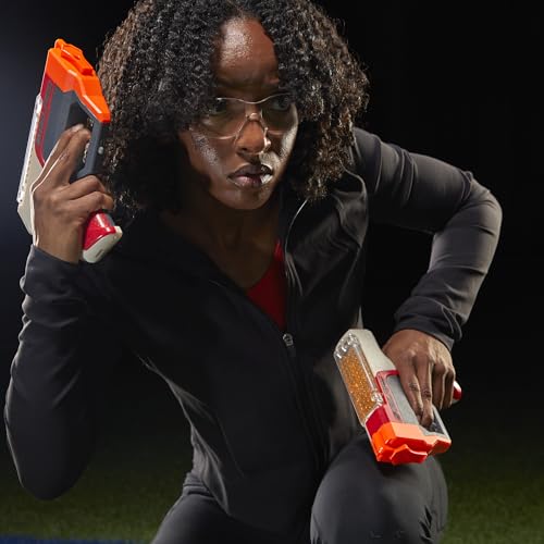 Pachet Nerf Pro Gelfire cu Pistoale cu Apă pentru Copii de 14+ Ani, Shooter-e cu Performanțe Ridicate, 300 de Ronde Hidratare și Ochelari de Protecție