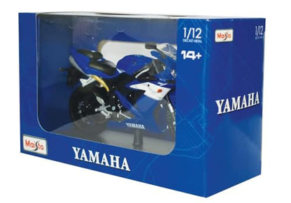 Maisto M32712 1:12 Motocicletă Yamaha YZF-R1, Diverse Designuri și Culori, Mărime Medie