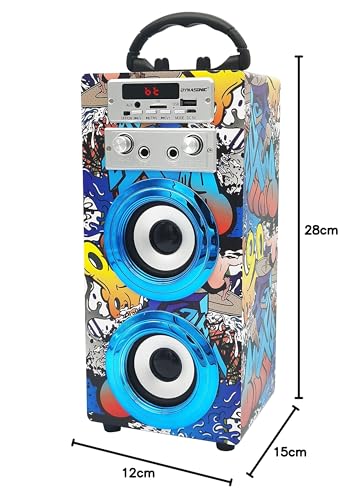 DYNASONIC 025-16 Boxa karaoke cu 2 microfoane