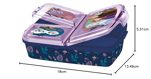Frozen Cutie pentru sandvișuri compartimentat în trei