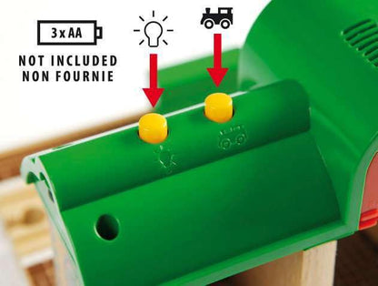 BRIO World 33578 Gară Vorbitoare Accesorii pentru Trenuri cu Funcție de Înregistrare - Jucărie pentru Copii Recomandată de la 3 Ani