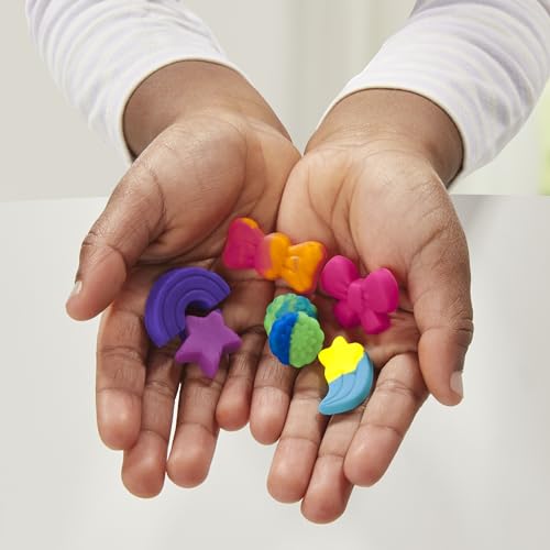 Set de Joacă Play-Doh Frizerie cu 6 Cutii, Jucărie de Rol pentru Fete și Băieți de la 3 Ani