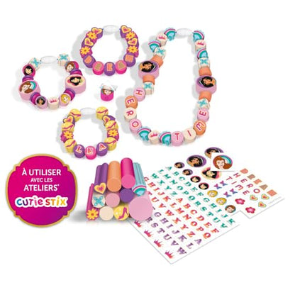 CUTIE STIX - Pachet de Reumplere Disney Princess - Nou - Creează-ți Stix cu Tabla de Tatuaje - Realizează o Colecție de Bijuterii Disney Princess - Activitate Creativă pentru Copii de la 6 Ani