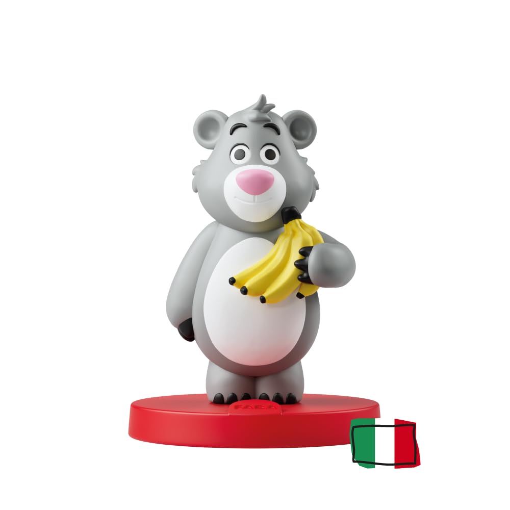 Figurina sonoră FABA – Cartea Junglei și o altă poveste – versiune italiană – băieți și fete 4 – 6 ani – povești și basme – jucărie educativă