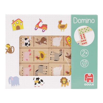 Goula Domino Animale, 28 piese