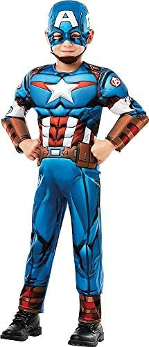 Rubie's Costum Captain America Marvel, 7-8 ani